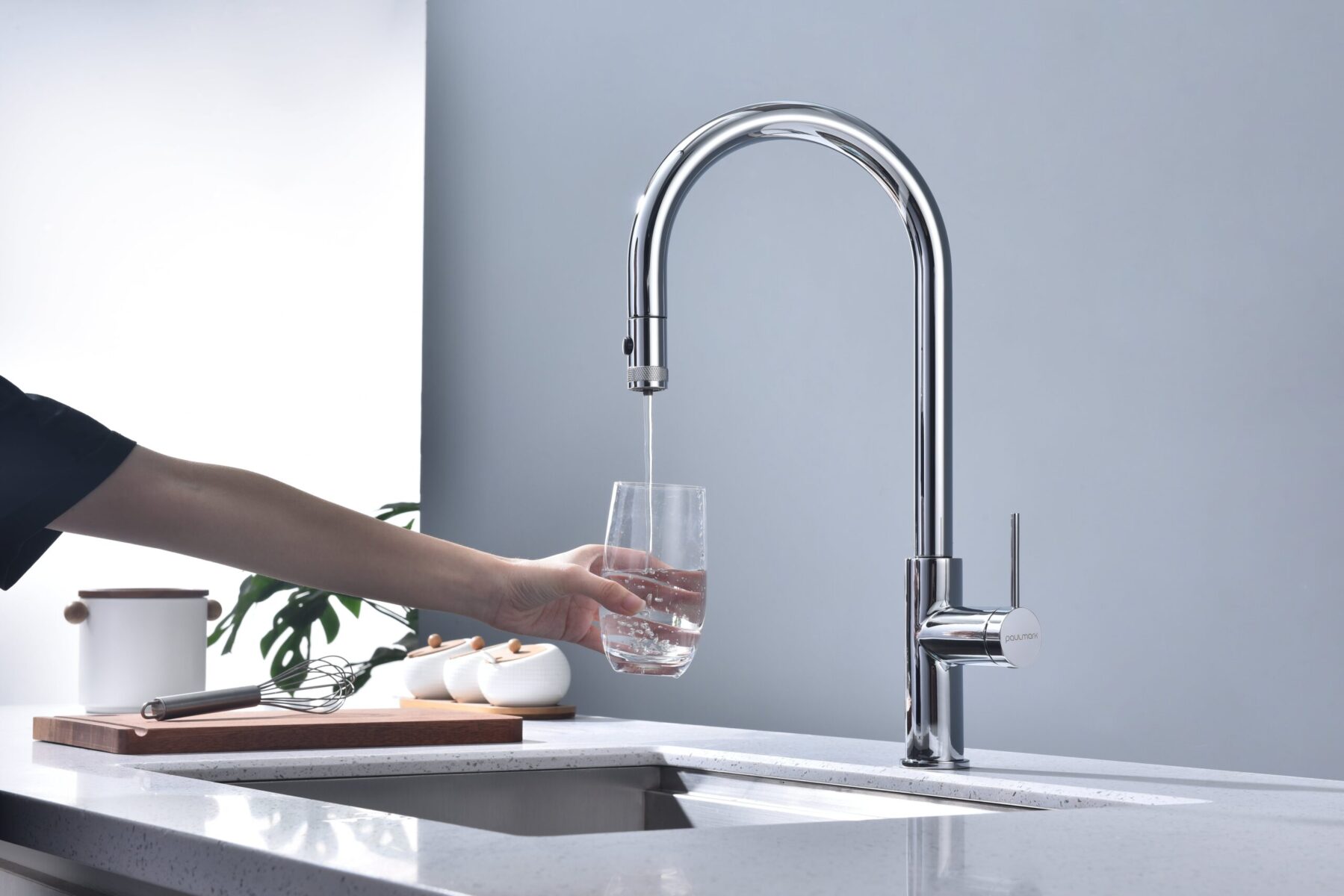 Смеситель для кухни под фильтр PAULMARK GALANT, хром, Ga213077-CR — изображение 4