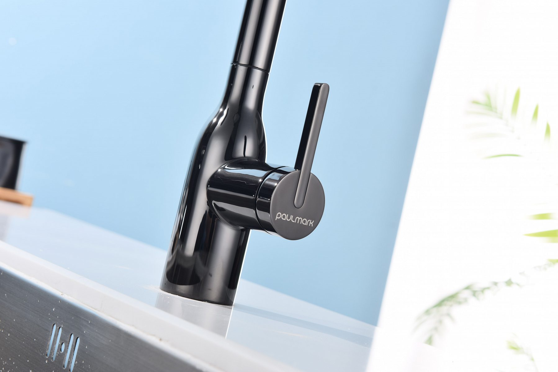 Смеситель для кухни под фильтр PAULMARK VIPER, глянцевый черный, Vi213105-GB — изображение 6