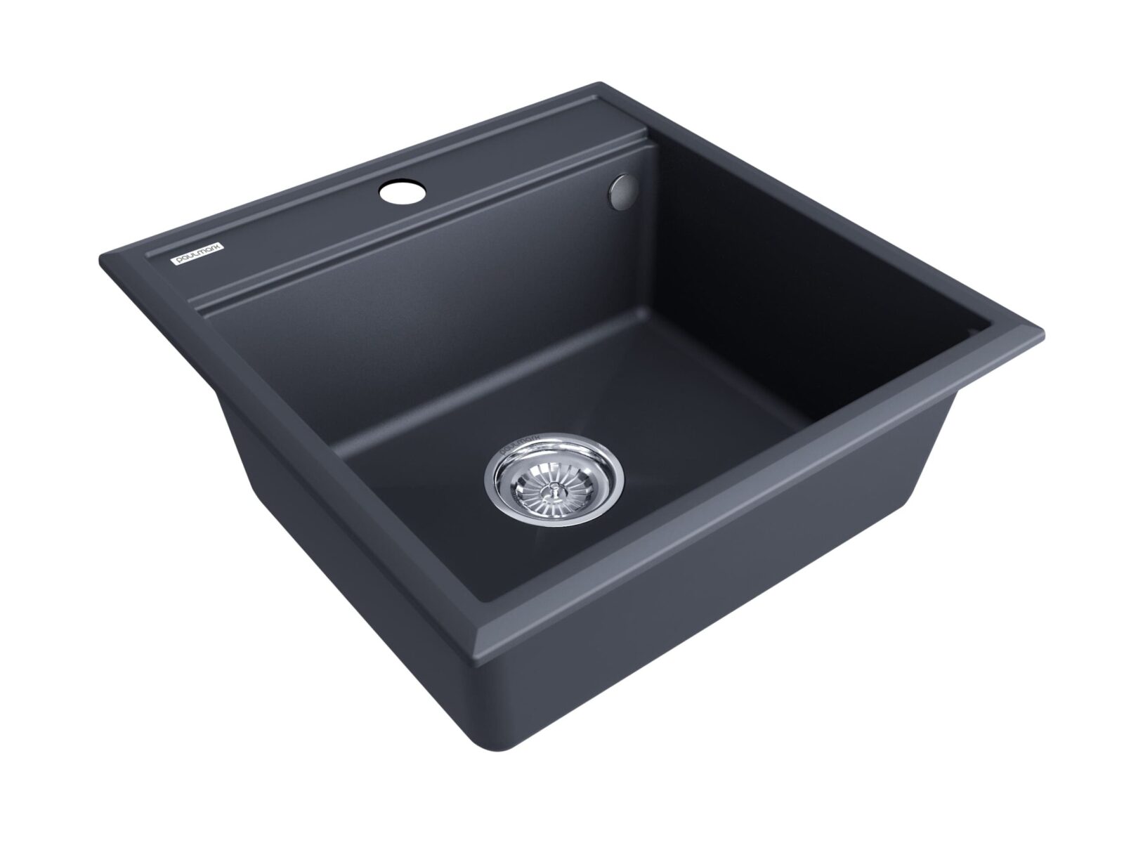 Кухонная мойка PAULMARK STEPIA 50, PM115051-AN, антрацит 500х510 мм — изображение 2