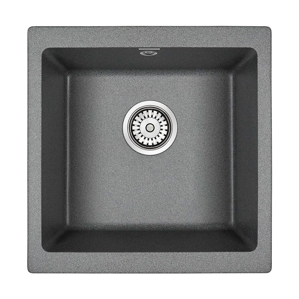Кухонная мойка PAULMARK GERA 50, PM104546-DG, графит, 450х460 мм