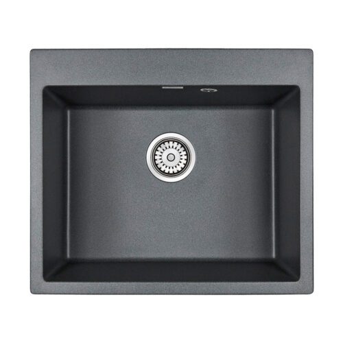 Кухонная мойка PAULMARK KANTE 60, PM106052-DG, графит, 600х520 мм