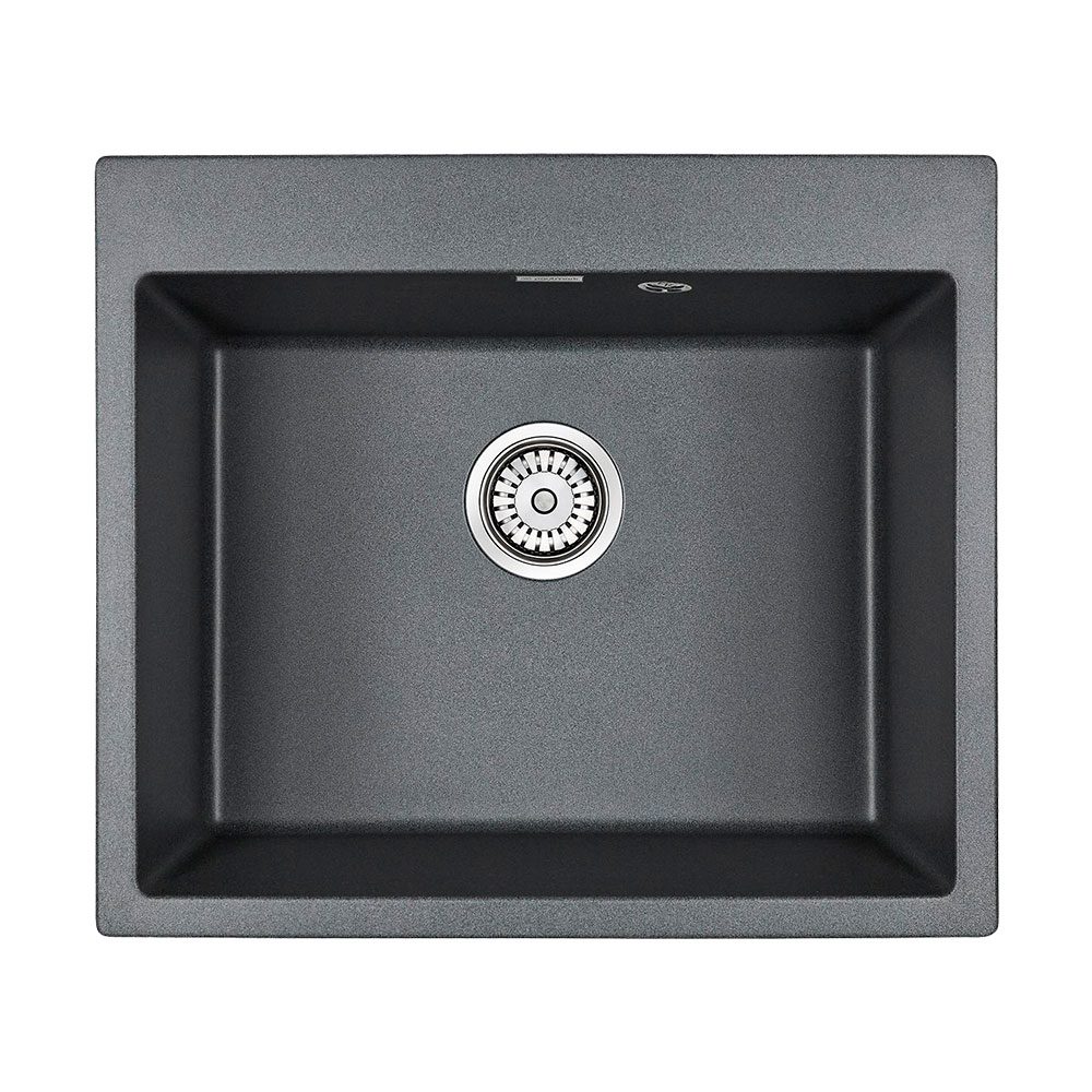 Кухонная мойка PAULMARK KANTE 60, PM106052-DG, графит, 600х520 мм