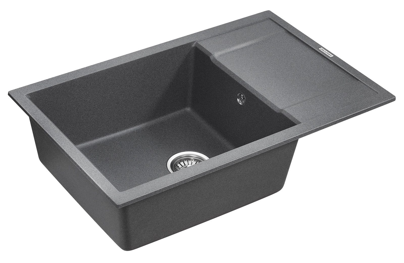 Кухонная мойка PAULMARK FLUGEN 60, PM317850-DG, графит, 780х500 мм — изображение 2