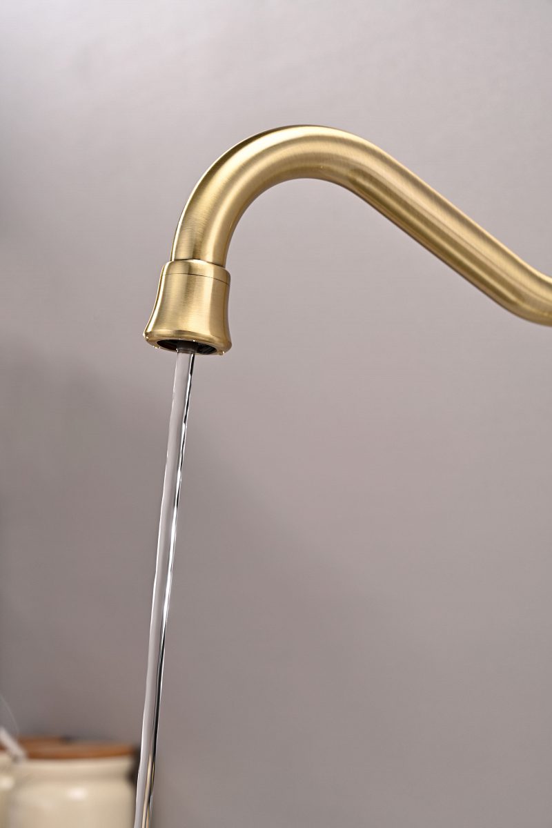 Смеситель для кухни под фильтр PAULMARK RETRO, бронза, Re213226-BR — изображение 6