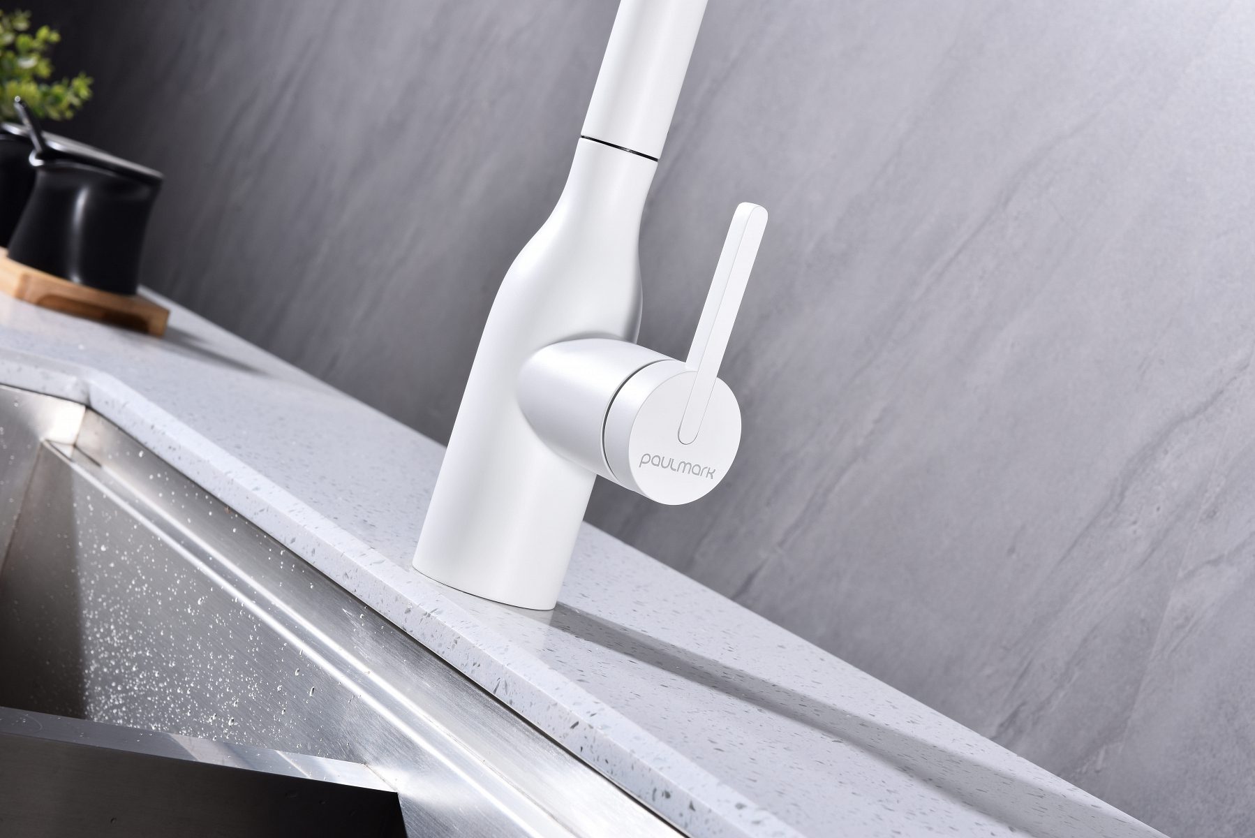 Смеситель для кухни под фильтр PAULMARK VIPER, белый матовый, Vi213105-431 — изображение 7