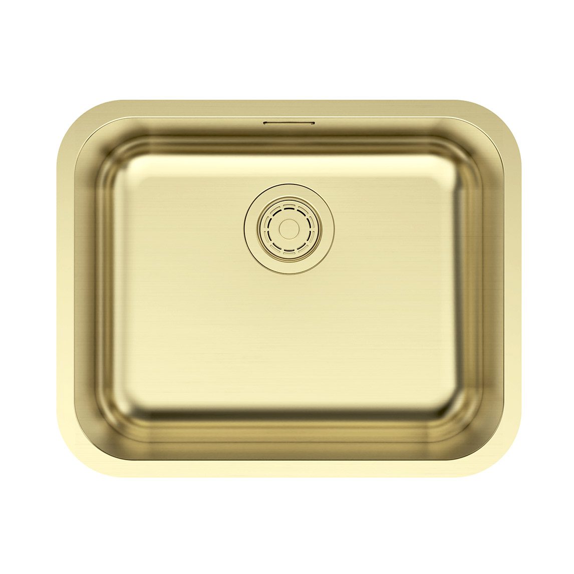 Кухонная мойка PAULMARK VELLO 53 UNI, VE53-LG, светлое золото, 533х433мм