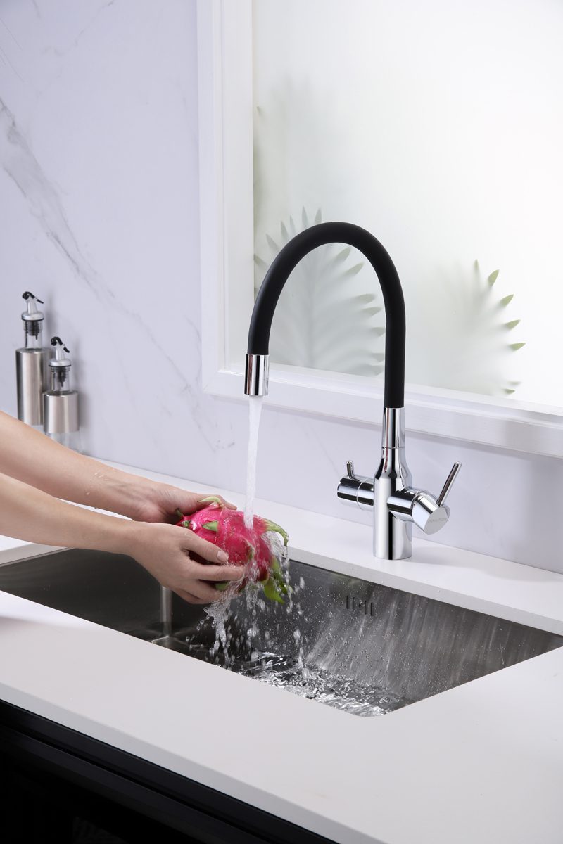 Смеситель для кухни под фильтр PAULMARK SALIX, хром, Sa213419-CR — изображение 2