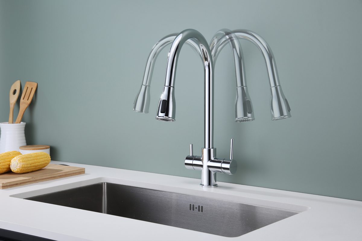 Смеситель для кухни под фильтр PAULMARK LANGE, хром, La214212-CR — изображение 6