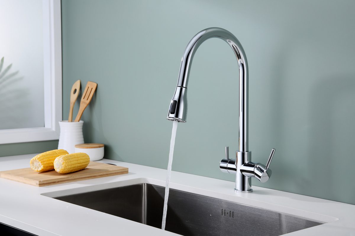 Смеситель для кухни под фильтр PAULMARK LANGE, хром, La214212-CR — изображение 2