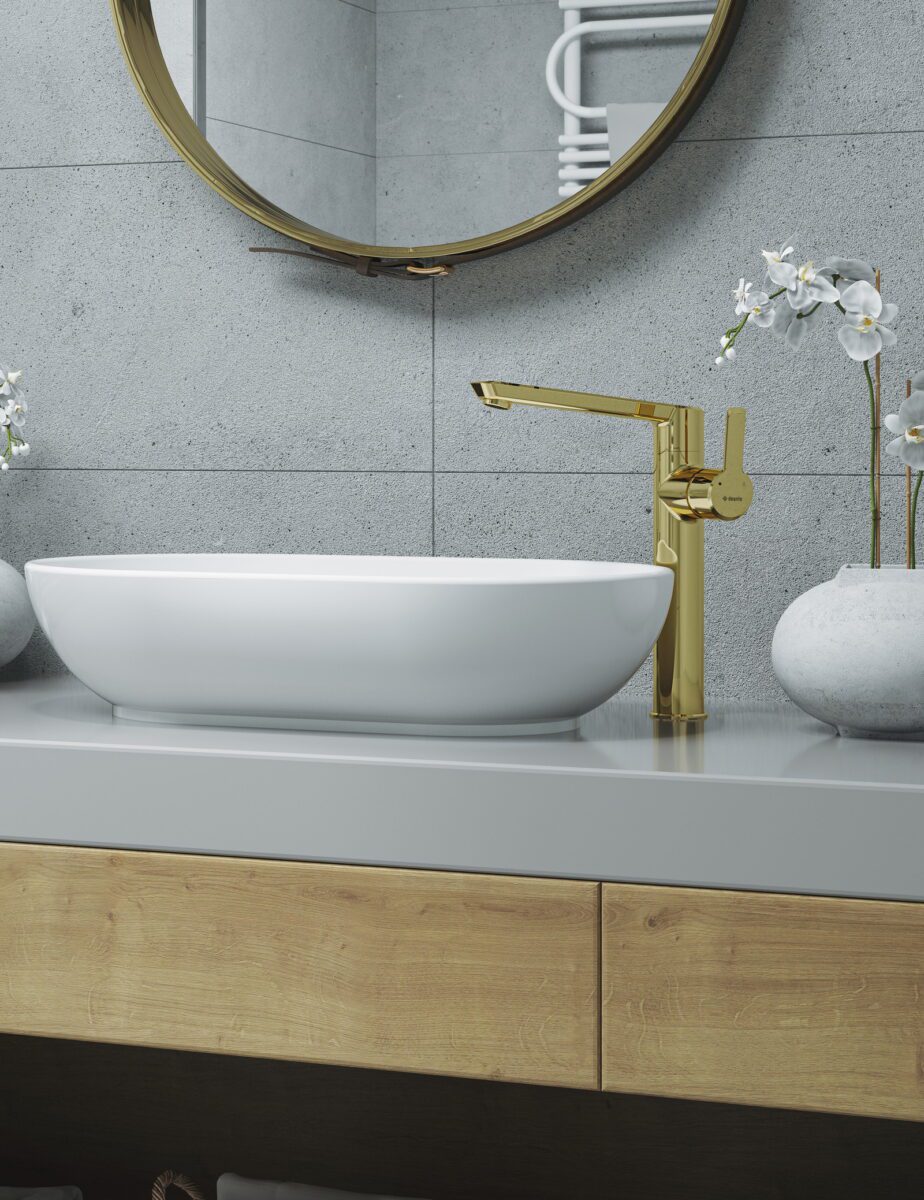 Смеситель для умывальника DEANTE ARNIKA GOLD BQA Z20K — изображение 3