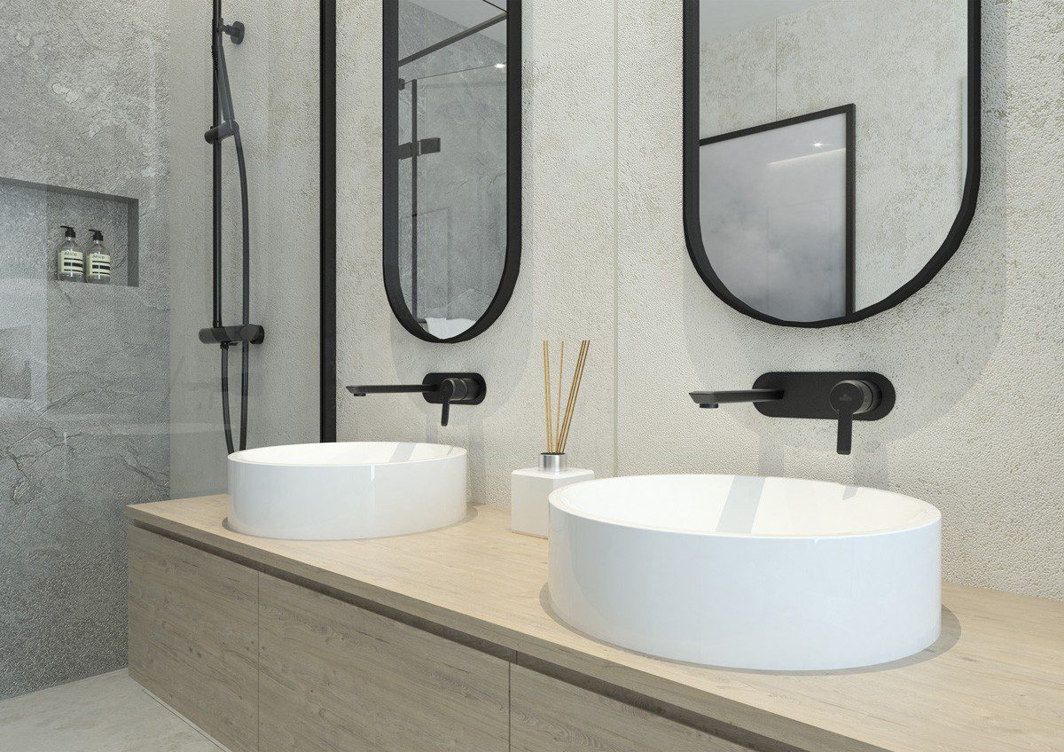 Смеситель скрытого монтажа для умывальника DEANTE ARNIKA NERO BQA N54L — изображение 5