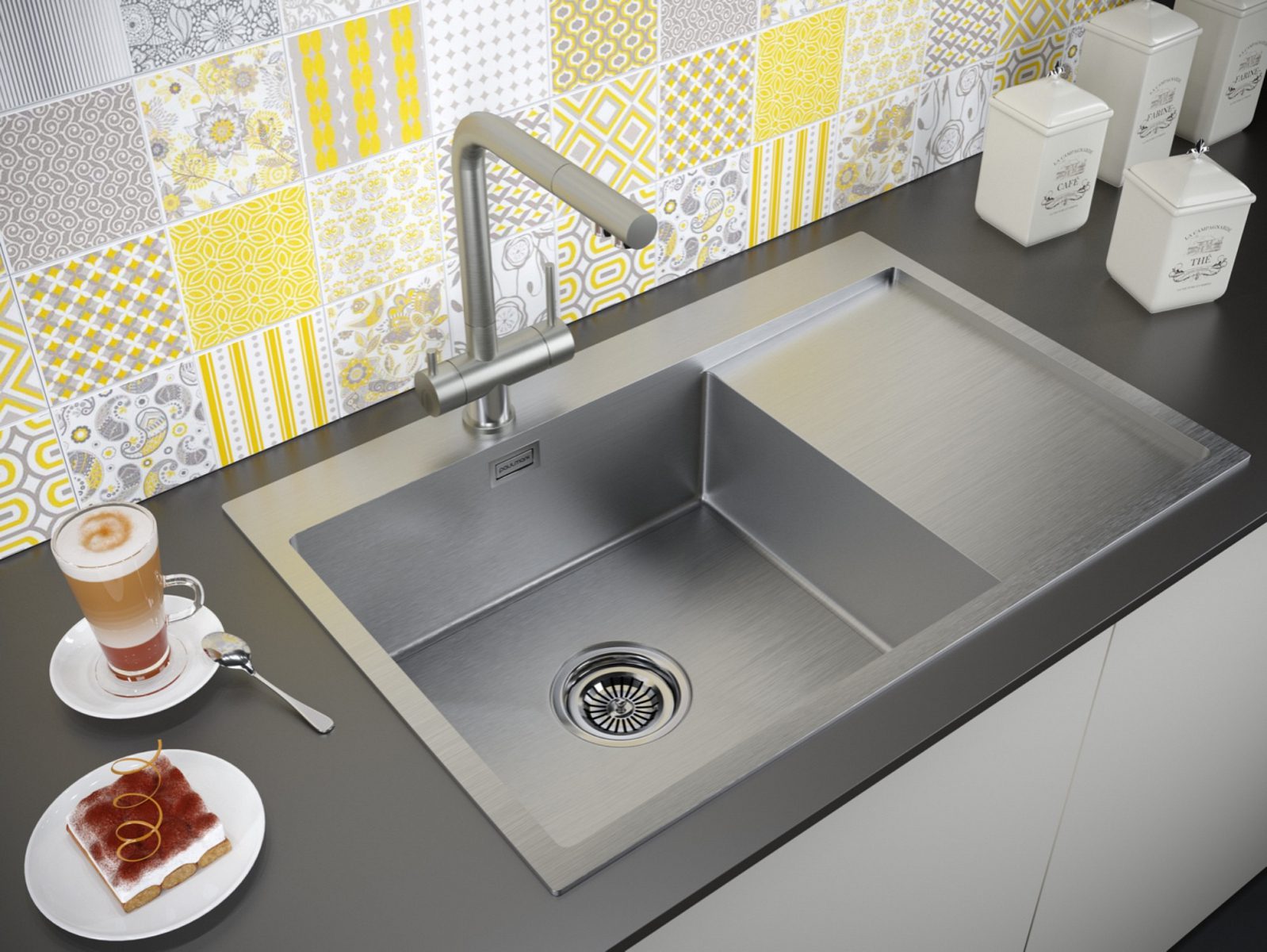 Смеситель для кухни под фильтр PAULMARK SKALEN, нержавеющая сталь, Sk213020-SS — изображение 4