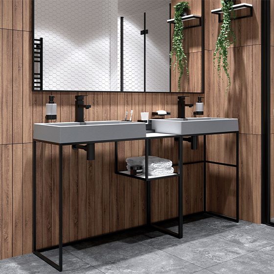 Смеситель для умывальника DEANTE ANEMON NERO, чёрный, BBZ N21M — изображение 2