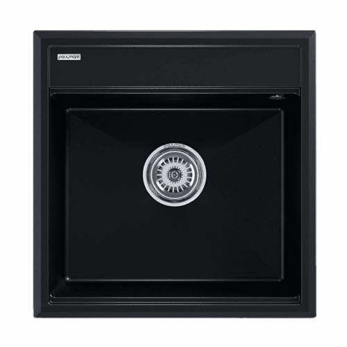 Кухонная мойка PAULMARK STEPIA 50, PM115051-BLM, черный, 500х510 мм