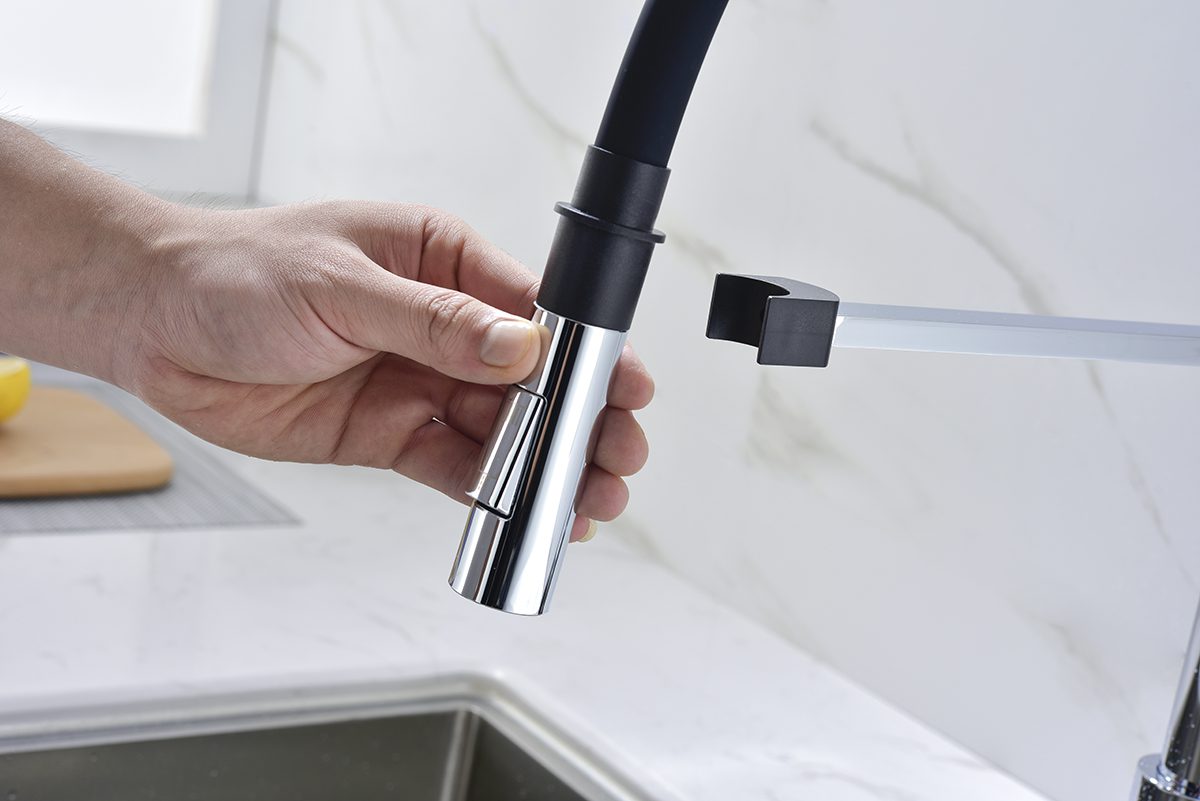 Смеситель для кухни с гибким изливом PAULMARK HALT, хром, Ha214021-CR — изображение 4