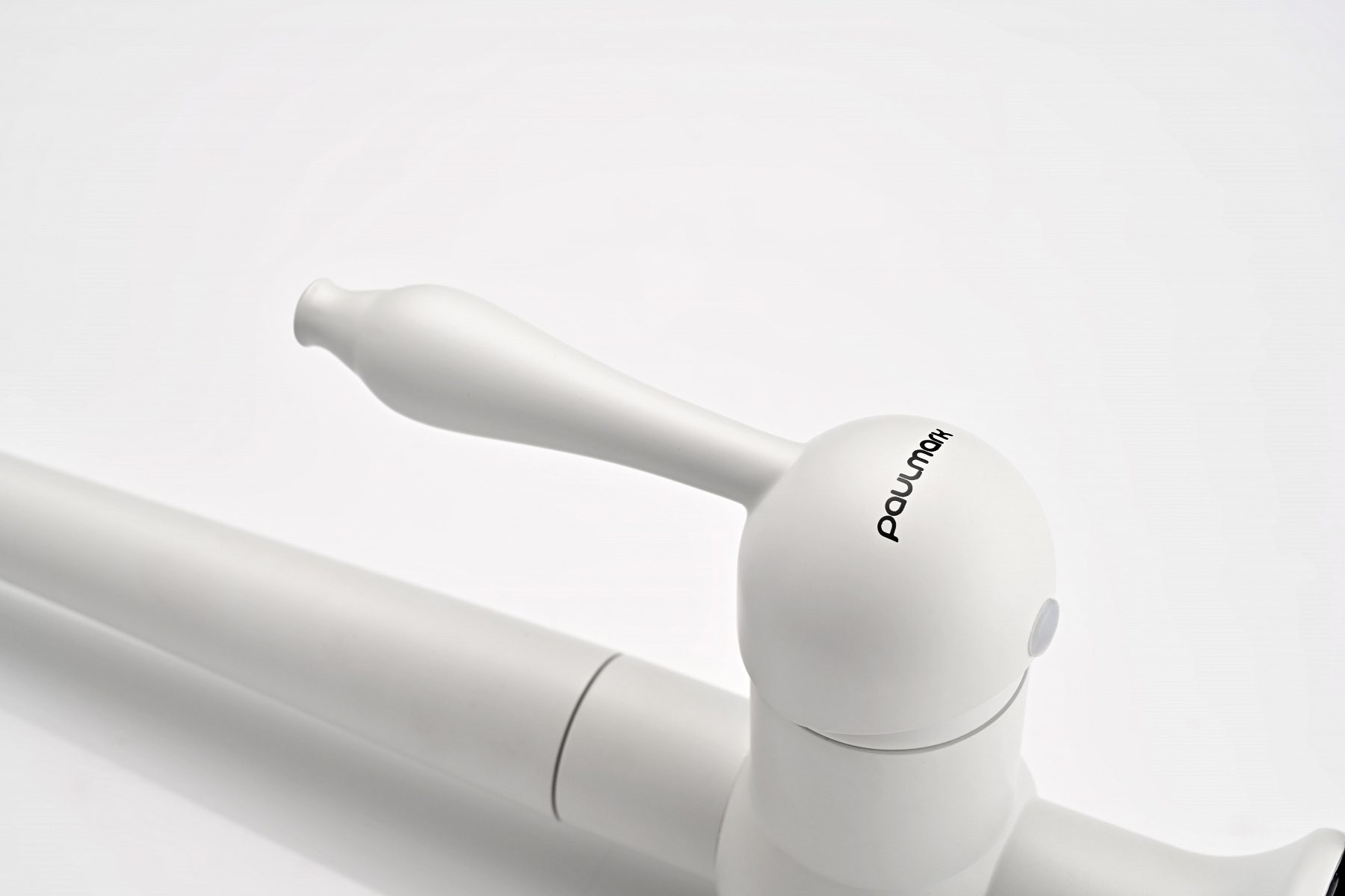 Смеситель для кухни под фильтр PAULMARK RETRO, белый матовый, Re213226-431 — изображение 3