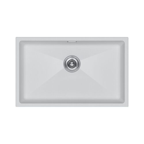 Кухонная мойка PAULMARK LUMI 74UNI, LU74-WH, белый, 740х460