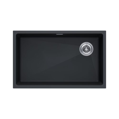 Кухонная мойка PAULMARK LUMI 74UNI-SKEW, LU74SK-AN, антрацит, 740х460