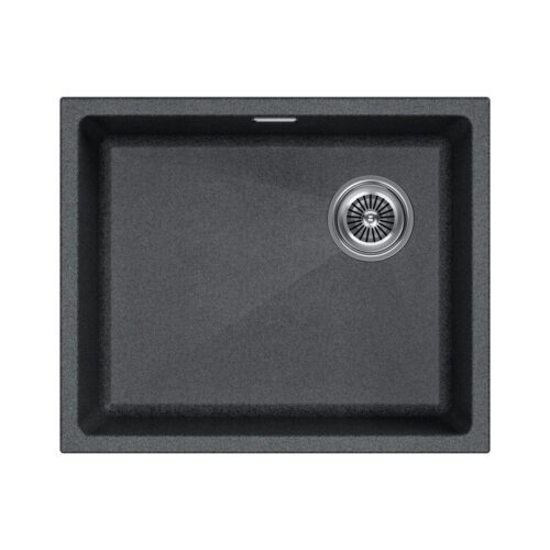 Кухонная мойка PAULMARK LUMI 55UNI-SKEW, LU55SK-DG, графит, 555х460