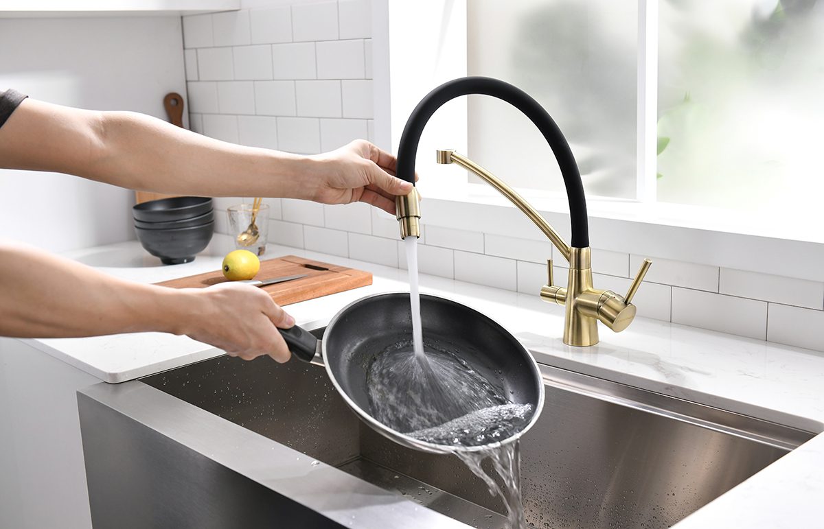 Смеситель для кухни под фильтр PAULMARK SIEGEN, бронза, Si213111-BR — изображение 7