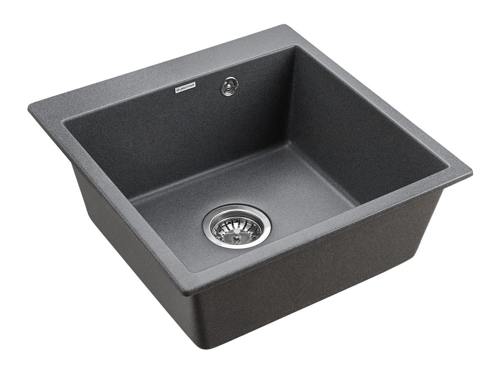Кухонная мойка PAULMARK KANTE 50, PM105152-DG, графит, 510х520 — изображение 2