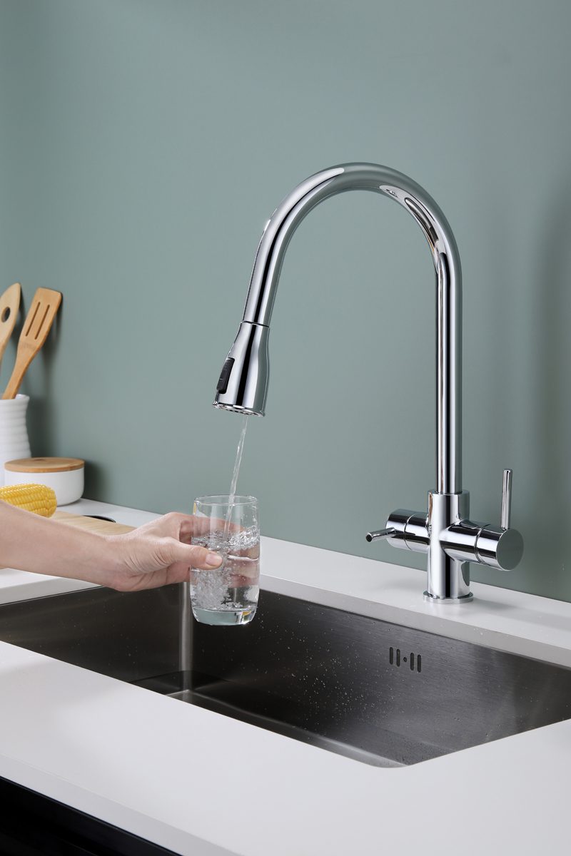 Смеситель для кухни под фильтр PAULMARK LANGE, хром, La214212-CR — изображение 4