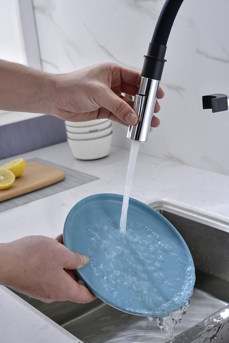 Смеситель для кухни с гибким изливом PAULMARK HALT, хром, Ha214021-CR — изображение 5