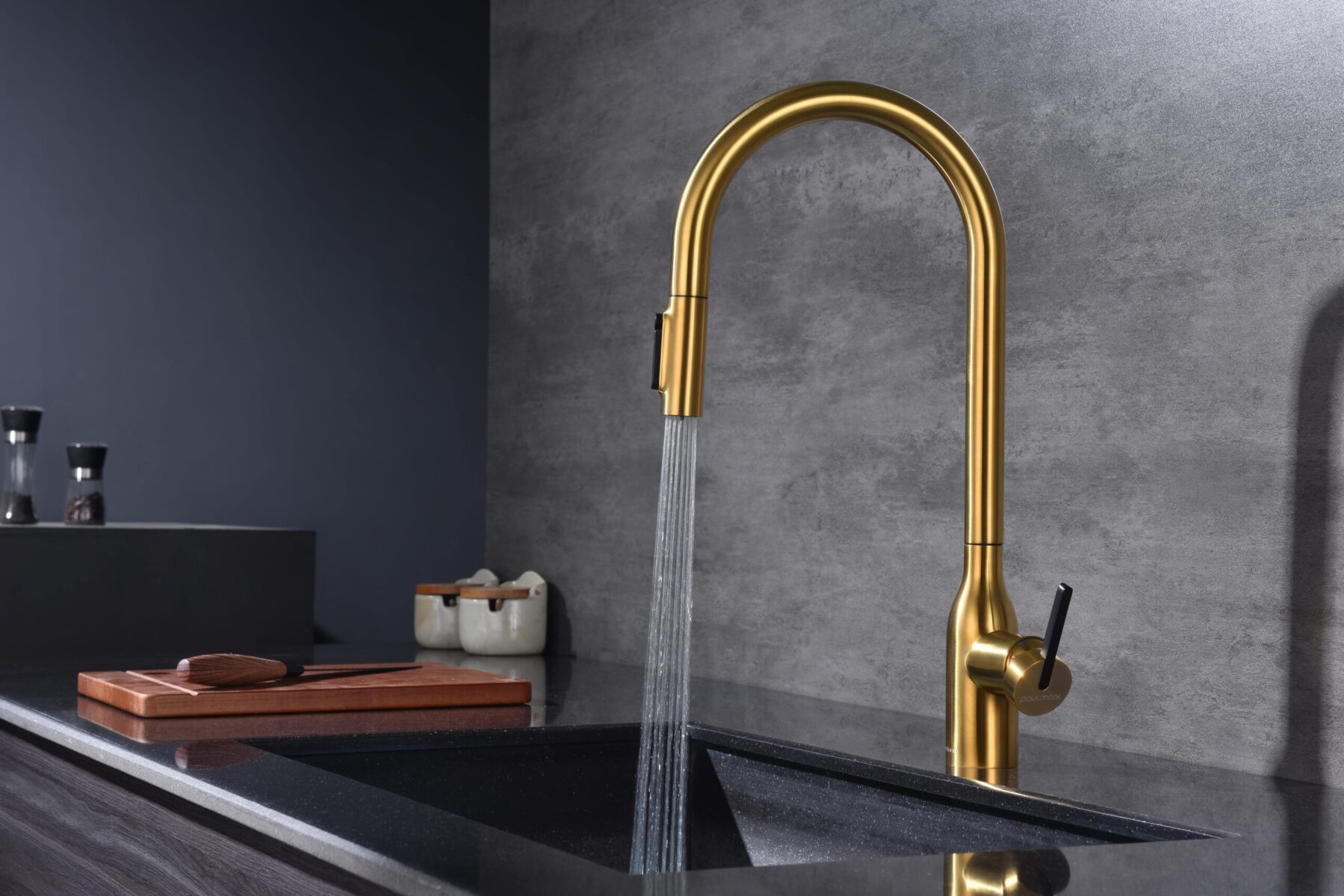 Смеситель для кухни под фильтр PAULMARK UNIVERSAL, брашированное золото, Un213880-BG — изображение 4