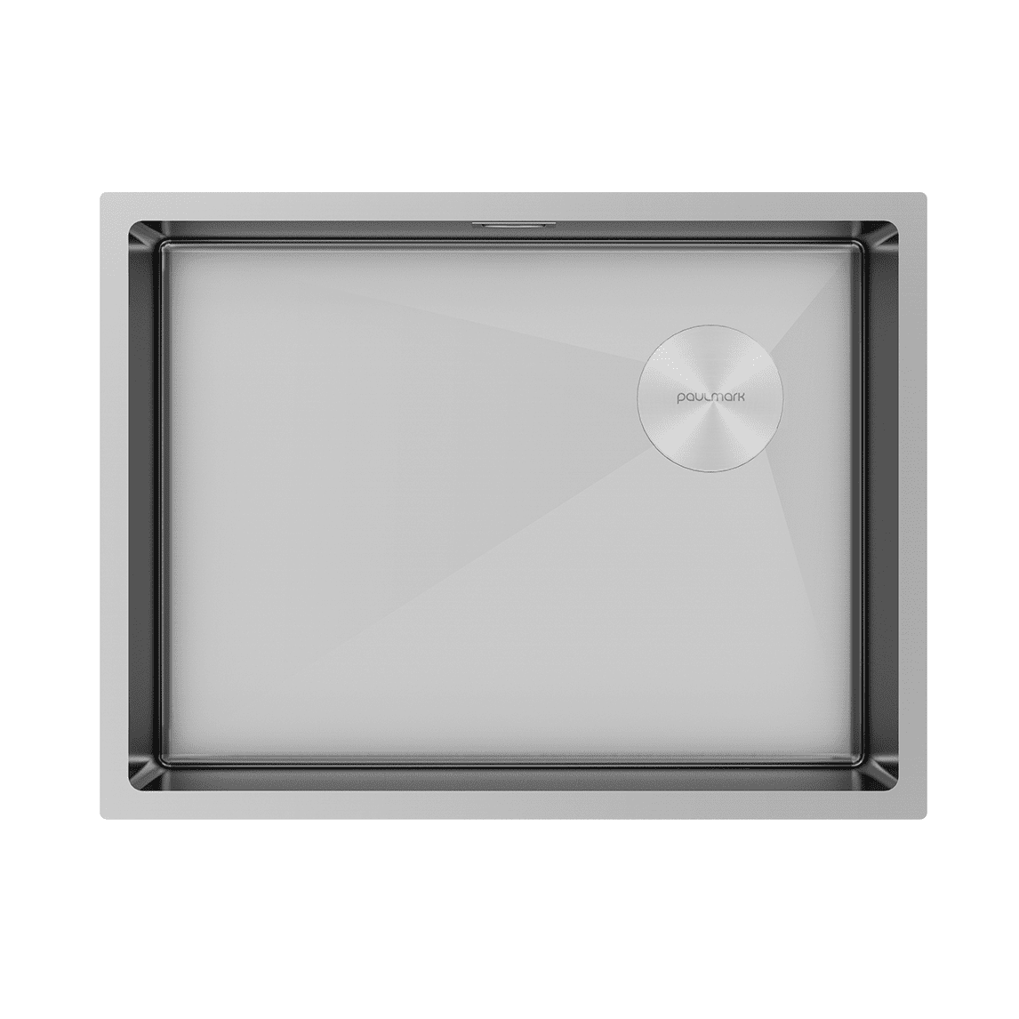 Кухонная мойка PAULMARK NEXT-SKEW 58 UNI, PM885844-BS, брашированная сталь, 580х440мм