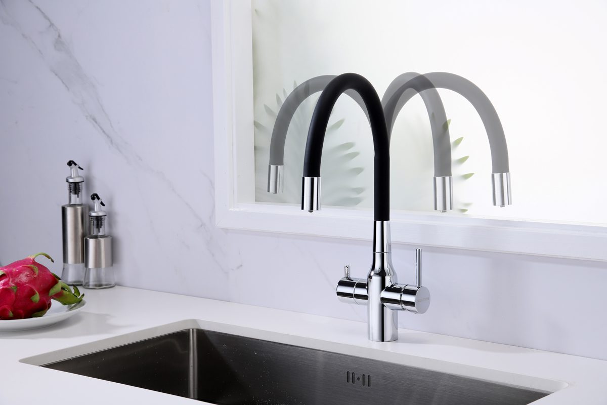 Смеситель для кухни под фильтр PAULMARK SALIX, хром, Sa213419-CR — изображение 5