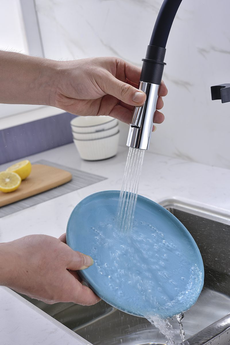 Смеситель для кухни с гибким изливом PAULMARK HALT, хром, Ha214021-CR — изображение 6