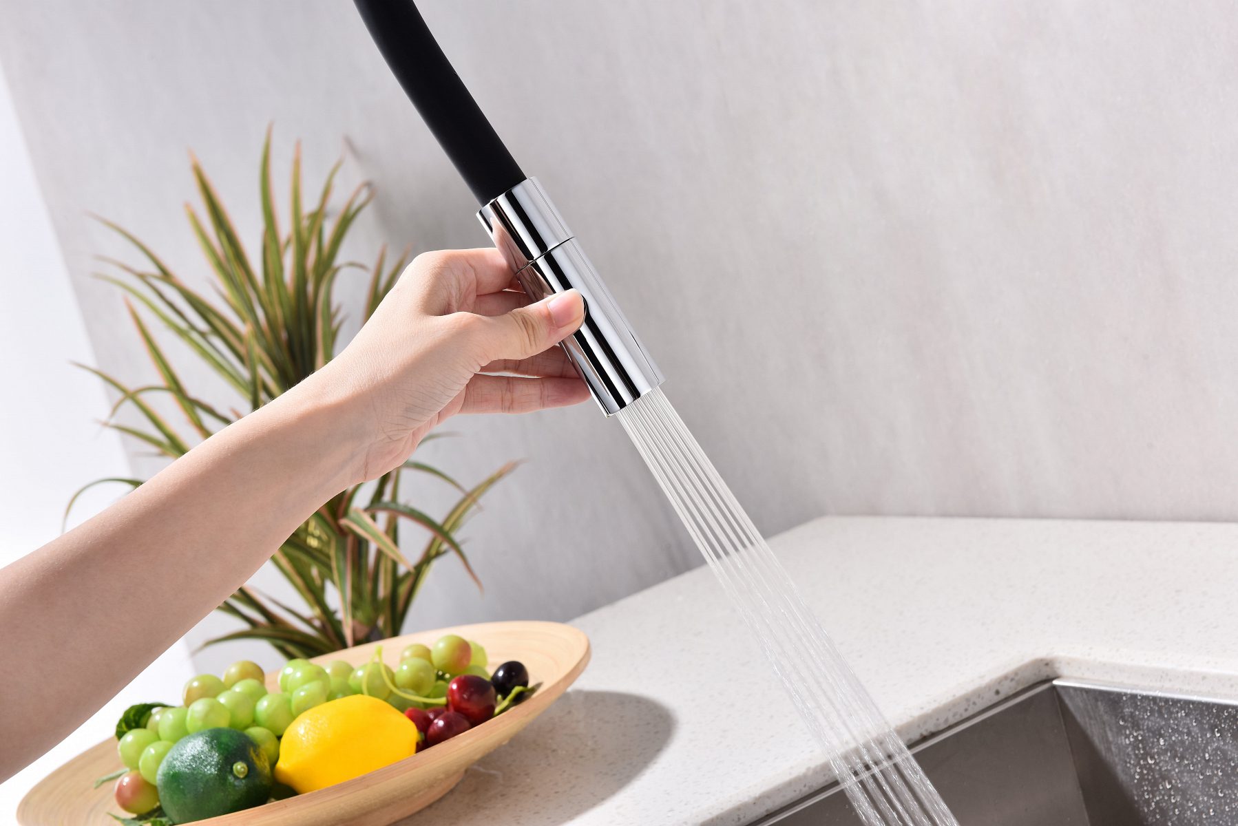 Смеситель для кухни под фильтр PAULMARK TORNADO, хром, To213402-CR — изображение 5