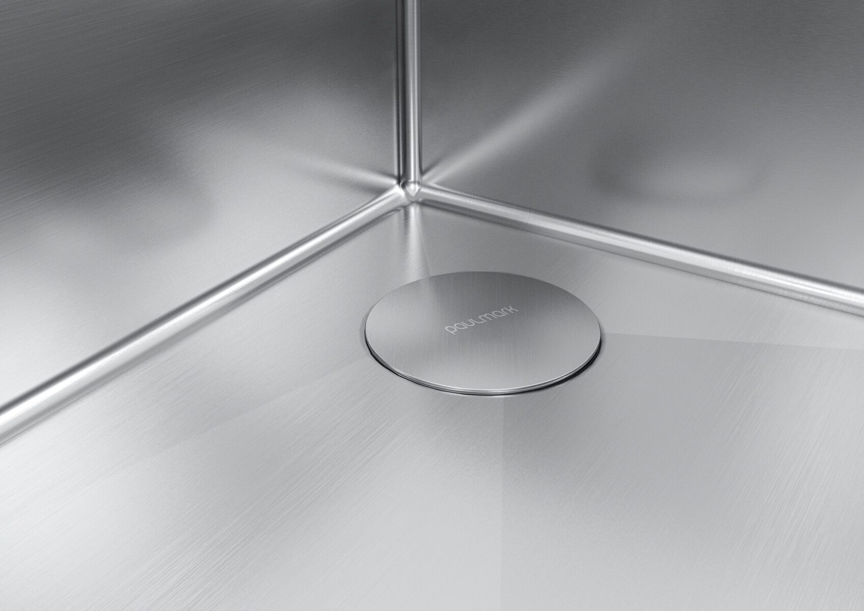 Кухонная мойка PAULMARK NEXT-SKEW 74 UNI, PM887444-BS, брашированная сталь, 740х440мм — изображение 4