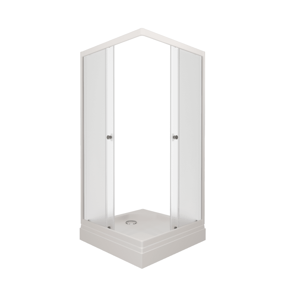 Душевой уголок Тритон Вельвет-К 90*90 А, поддон 17 см, матовое/белый, Щ0000061815 — изображение 2