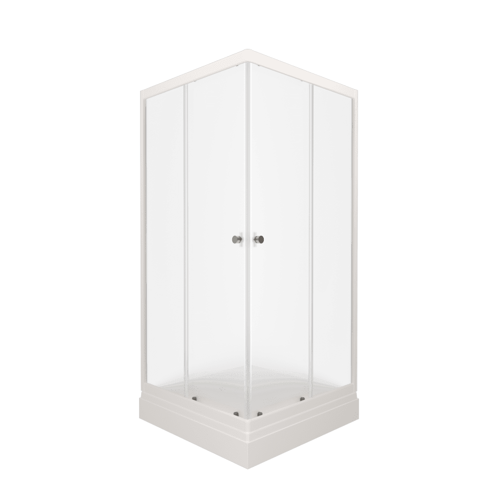 Душевой уголок Тритон Вельвет-К 90*90 А, поддон 17 см, матовое/белый, Щ0000061815