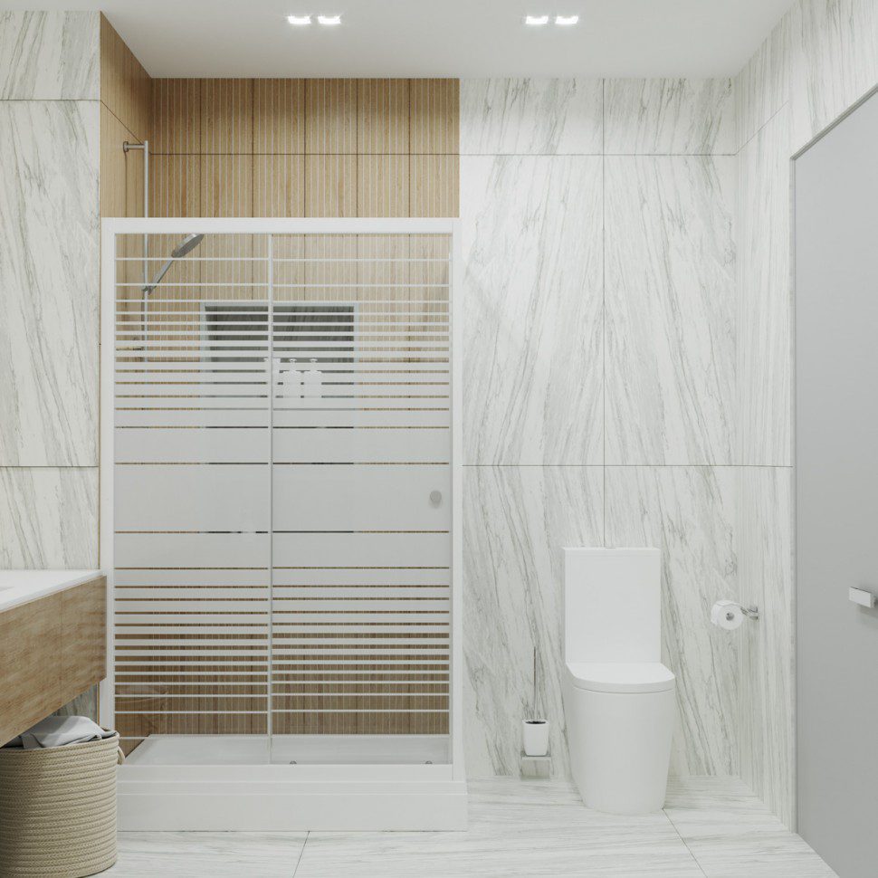 Душевой уголок Тритон Фьюжн 120*80, поддон 17 см, полосы/белый, Щ0000038524 — изображение 5