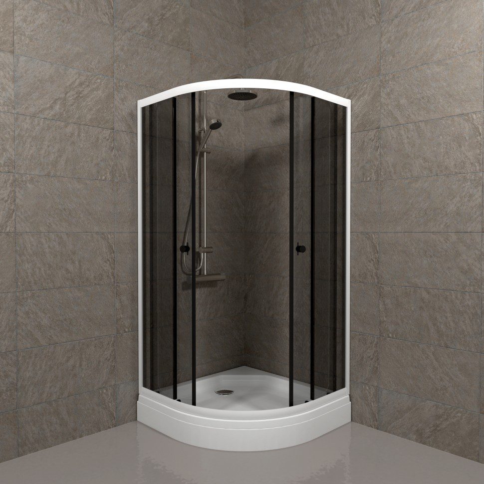 Душевой уголок Тритон Грэй 90*90 A, поддон 17 см, прозрачное/белый, Щ0000066464 — изображение 4
