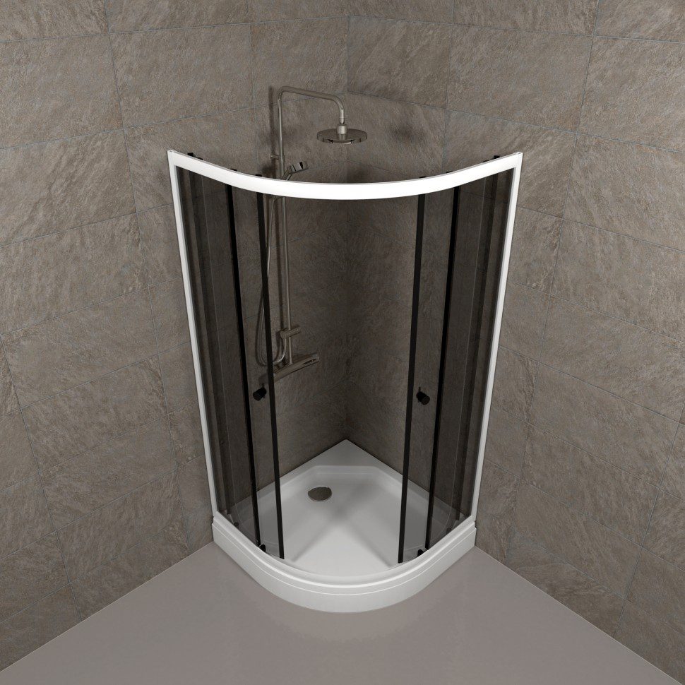 Душевой уголок Тритон Грэй 90*90 A, поддон 17 см, прозрачное/белый, Щ0000066464 — изображение 5