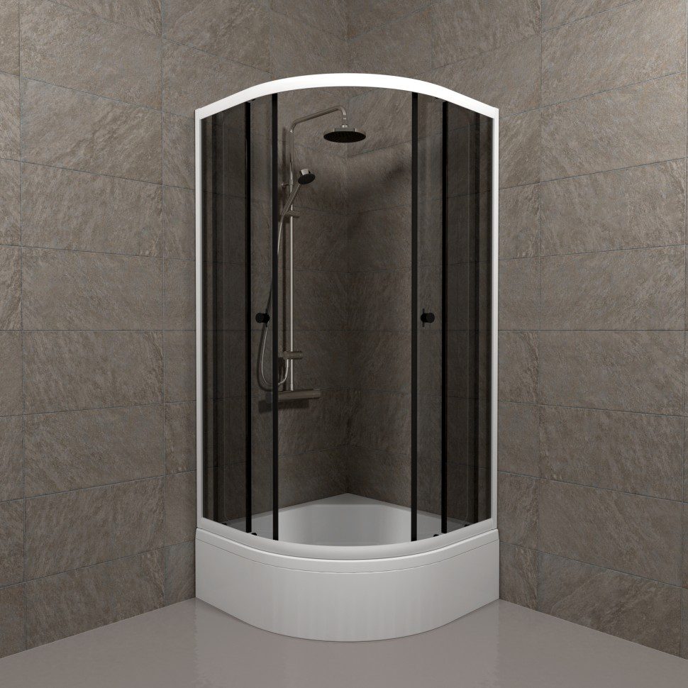 Душевой уголок Тритон Грэй 90*90 В, поддон 31 см, прозрачное/белый, Щ0000066465 — изображение 4