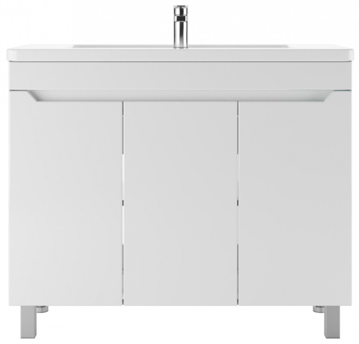 Тумба в ванную Айсберг Mario 100 Мечта без ящика, DM2327T — изображение 4