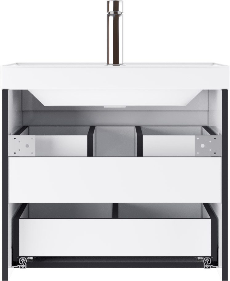 Тумба в ванную Домино Classica 60 Graffo, графит, DGr2111T — изображение 4