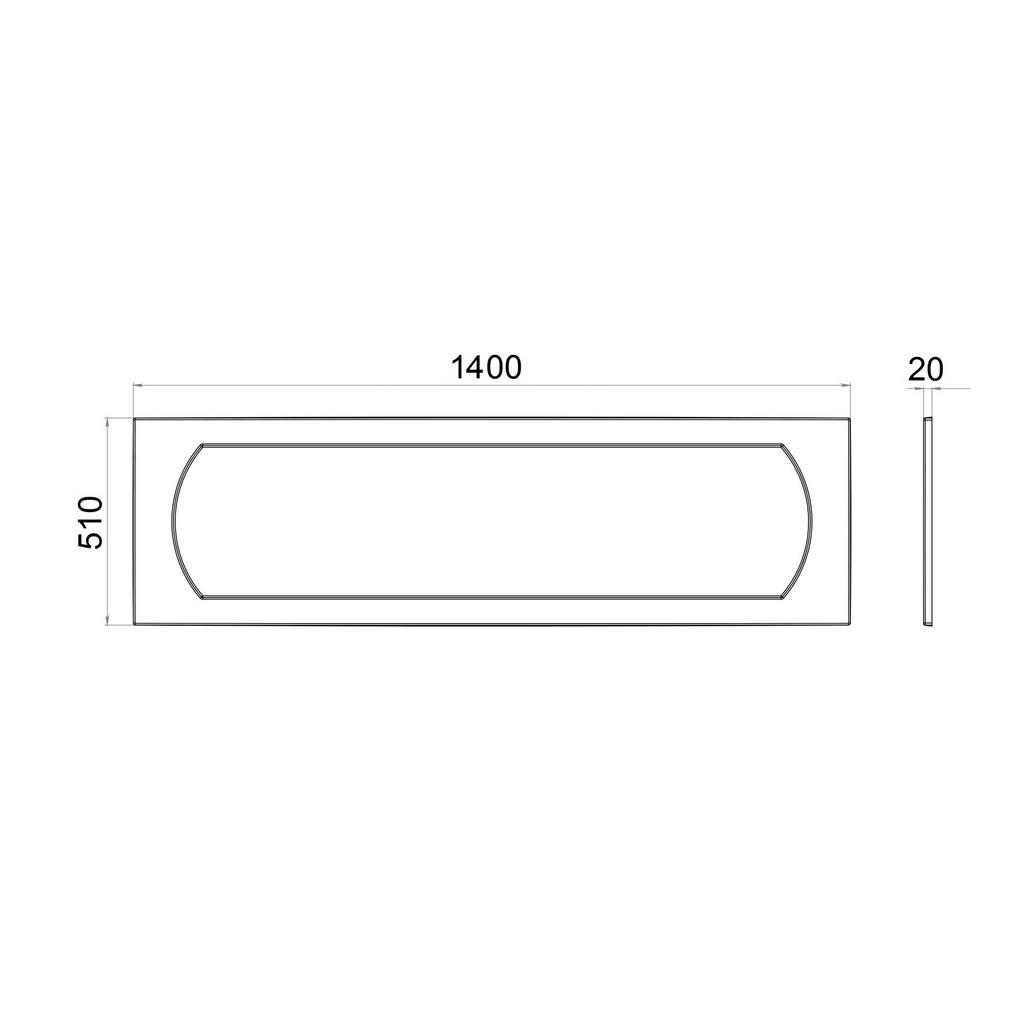 Фронтальный экран для ванн Тритон Стандарт 140, Щ0000025830 — изображение 3