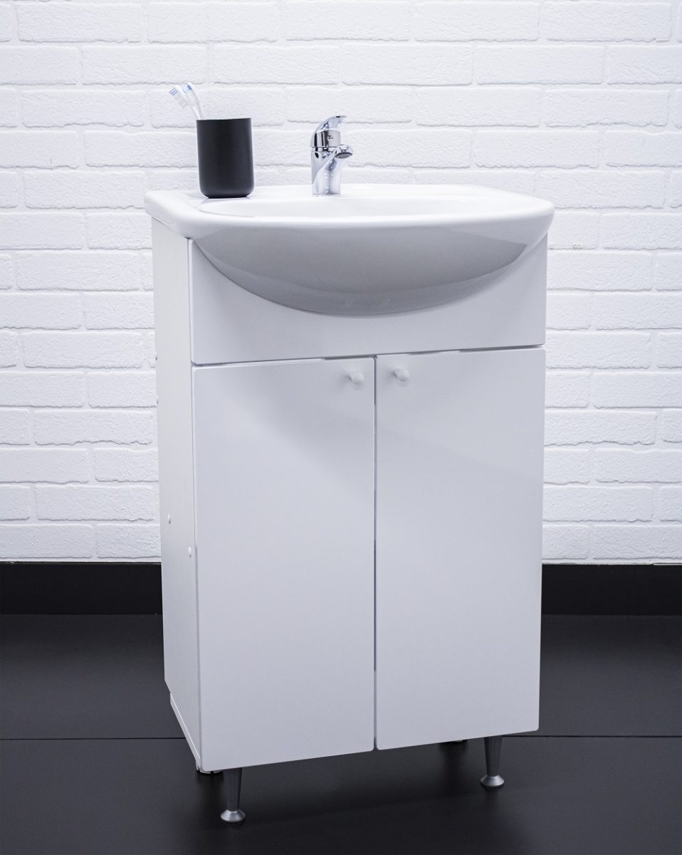 Тумба в ванную Айсберг Элегия 50 Промо без ящика, DP2601T — изображение 5