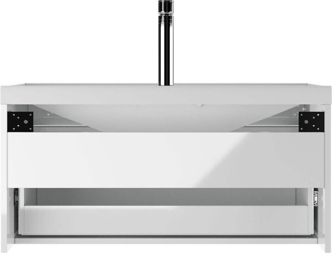 Тумба в ванную Айсберг Bazis 90 Ева с одним ящиком, DA5904T — изображение 4