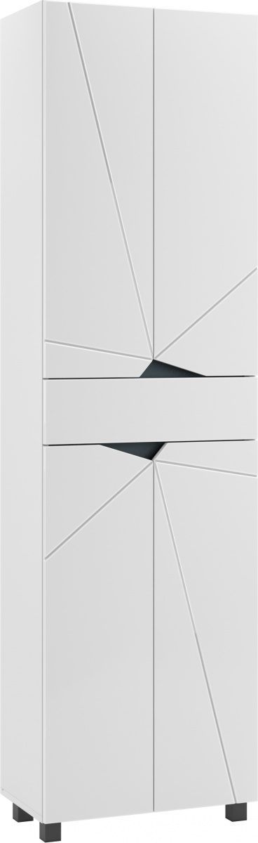 Шкаф-пенал напольный Домино Vector 55 с одним ящиком, DV6605P