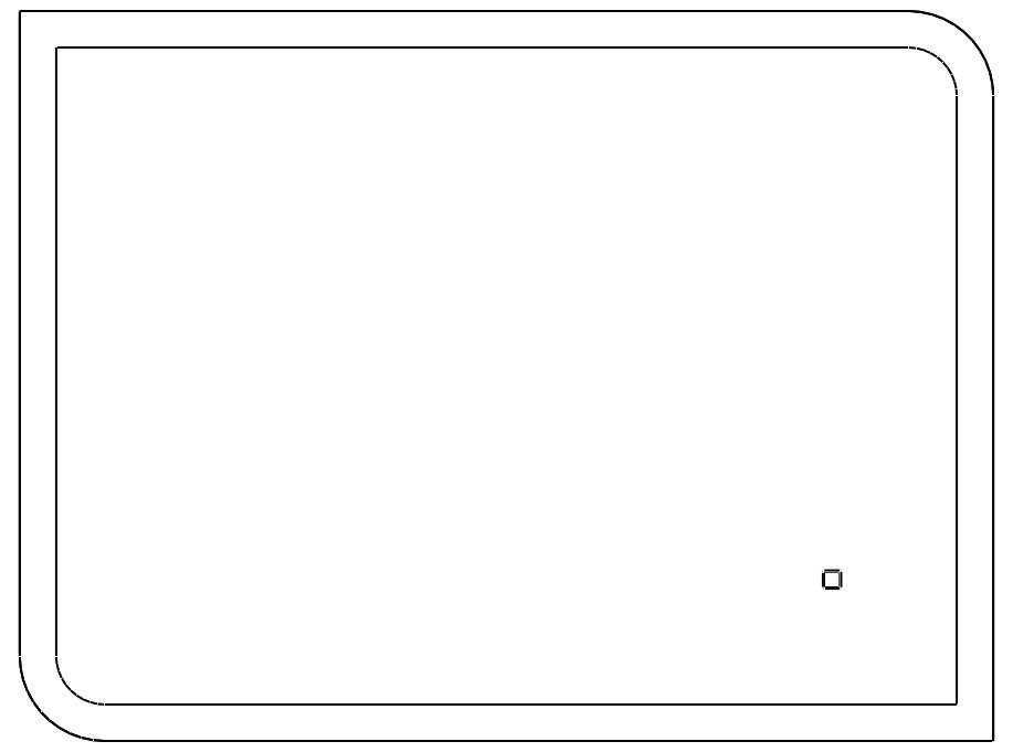 Зеркало Домино Берлин 800х600 с подсветкой, GL7022Z — изображение 7