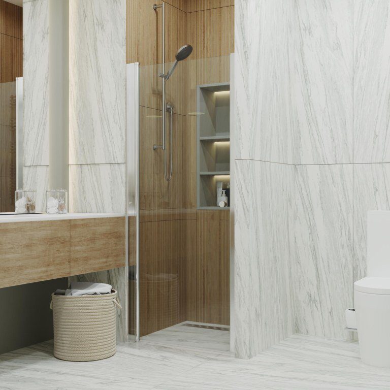 Душевая дверь Тритон Уно 80*185 прозрачное/хром, Щ0000036857 — изображение 2