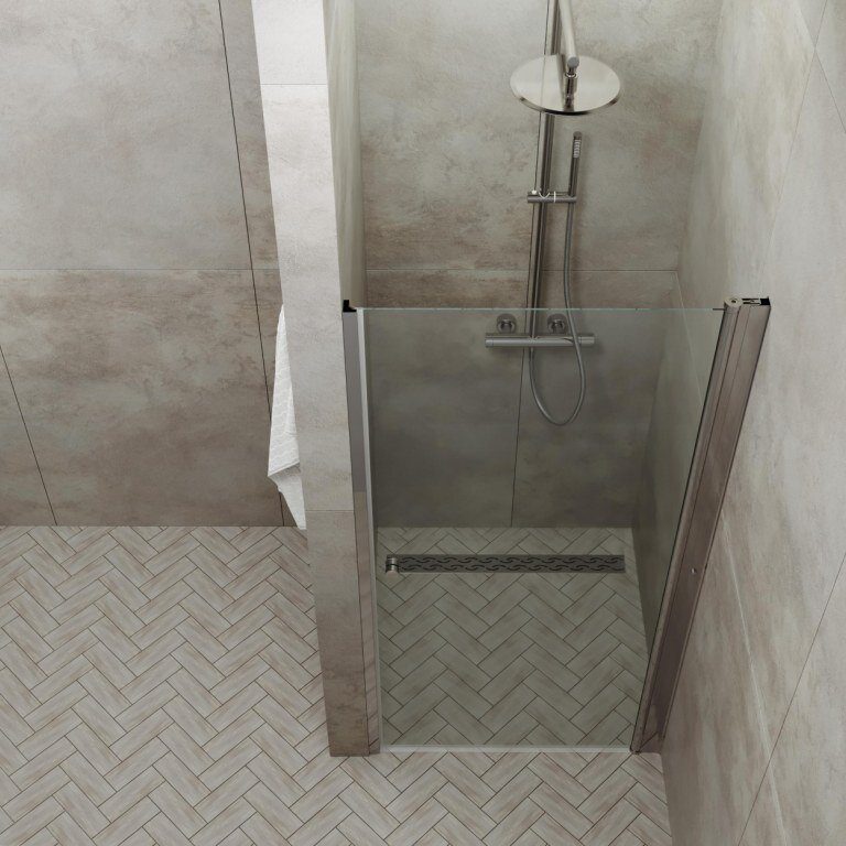 Душевая дверь Тритон Уно 80*185 прозрачное/хром, Щ0000036857 — изображение 5