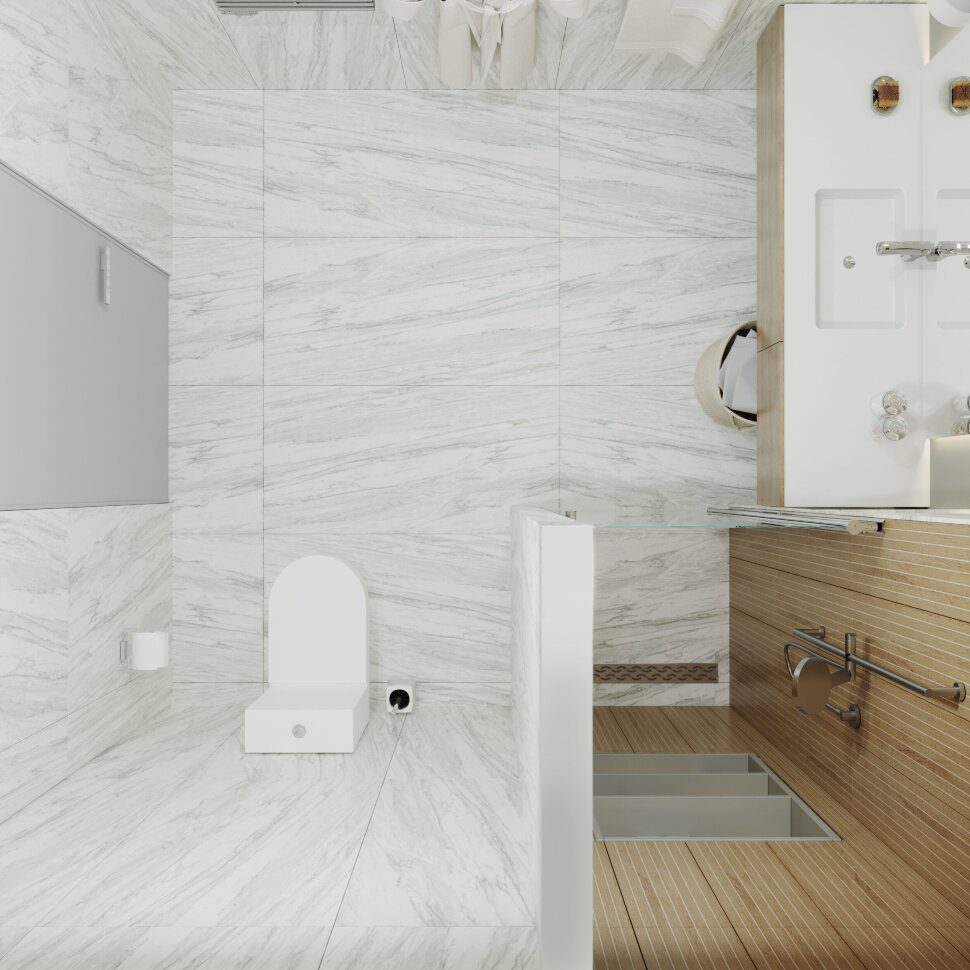 Душевая дверь Тритон Уно 80*185 прозрачное/хром, Щ0000036857 — изображение 6