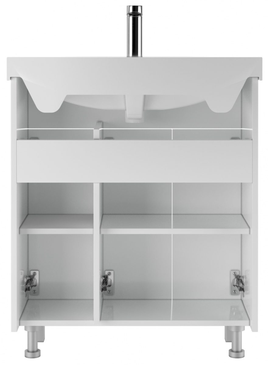Тумба в ванную Айсберг Элеганс 75 Мега без ящика, DM4601T — изображение 4